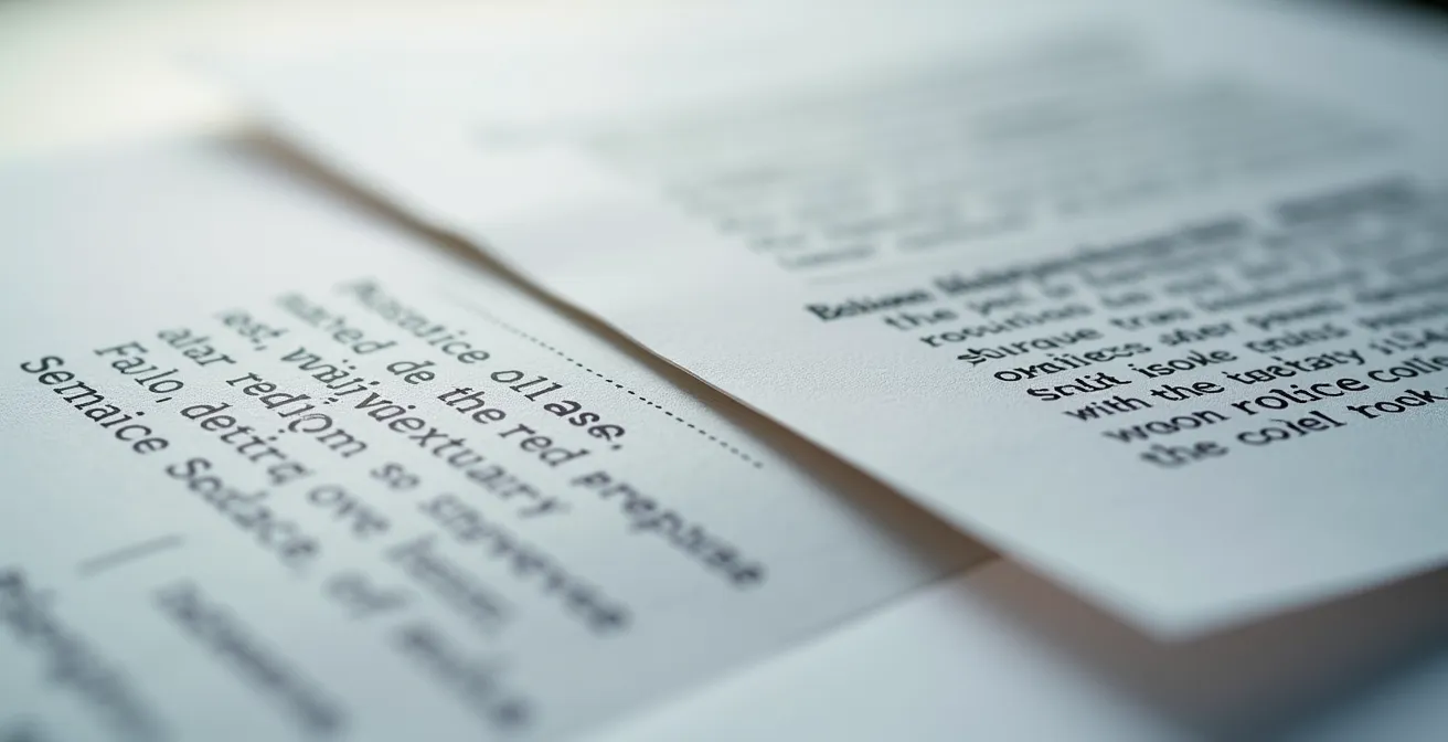 Makroaufnahme eines strukturierten Lebenslaufs mit hervorgehobenen Bereichen für die ATS-Optimierung