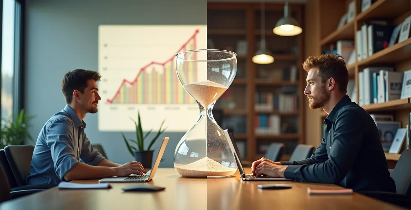 Zeitlicher Verlauf und Meilensteine der Karriereentwicklung Bachelor vs. Master