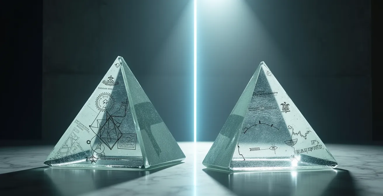 Visuelle Darstellung der Gleichwertigkeit von Meister und Bachelor im deutschen Qualifikationsrahmen