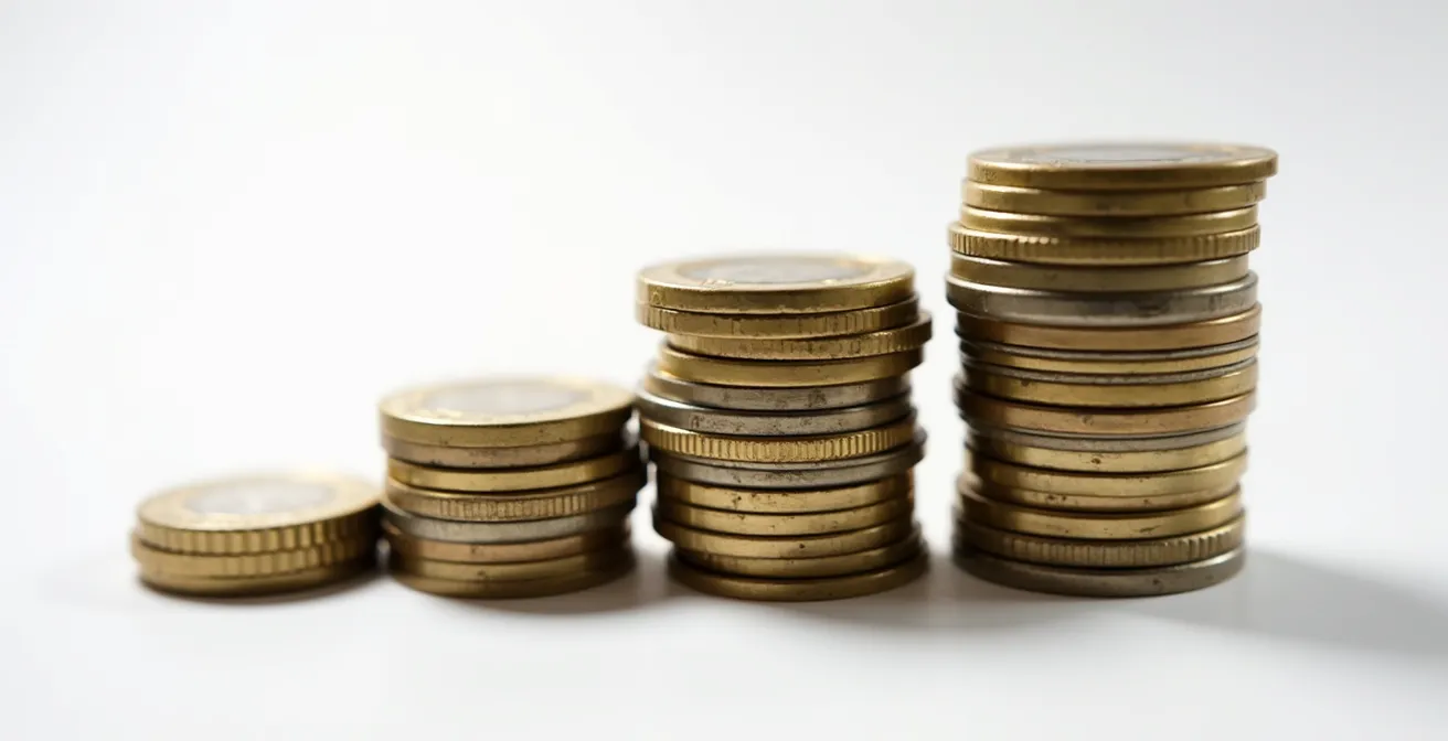 Grafische Darstellung der Rentenlücke durch Teilzeitarbeit